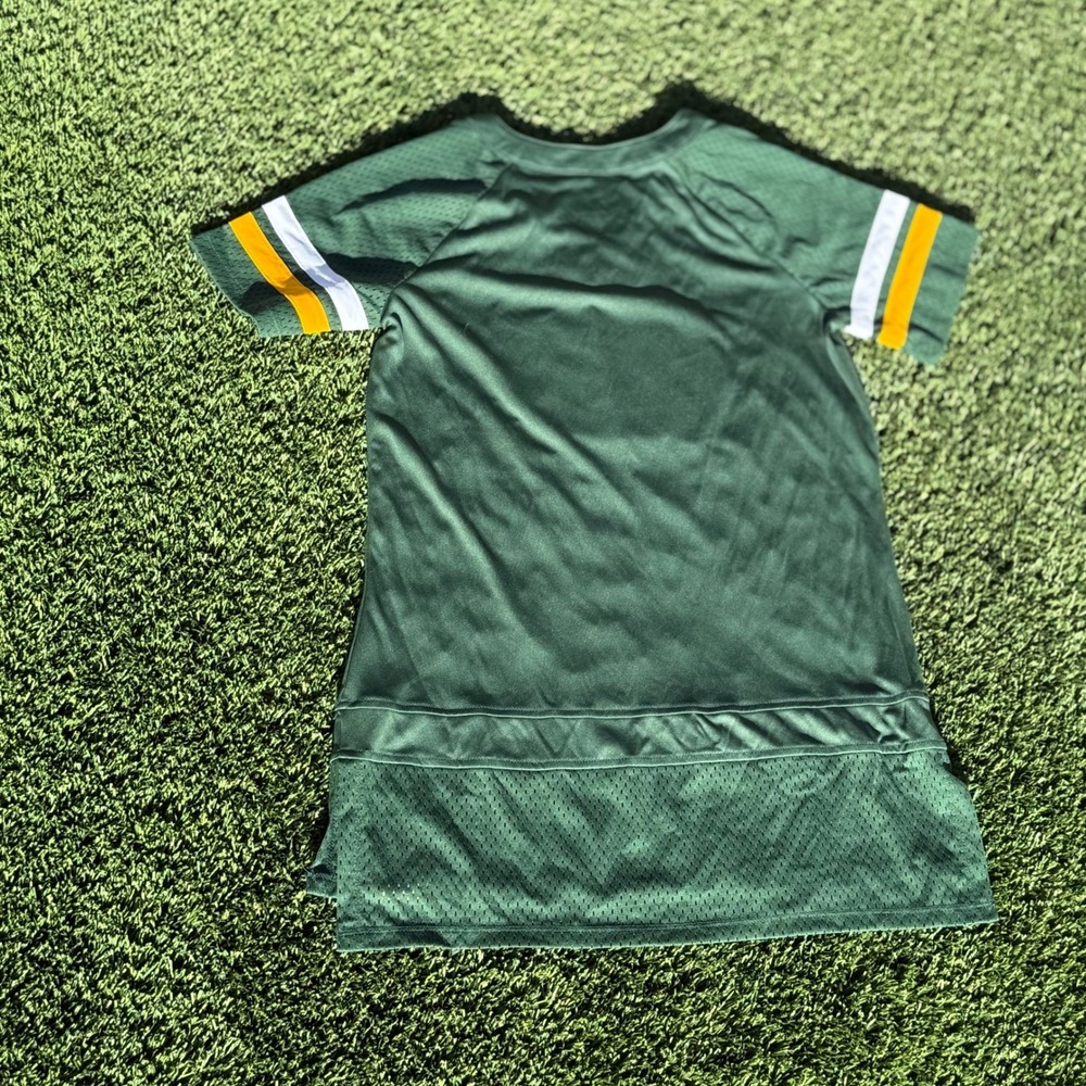Green Bay Packers Women Size S/P CH‎ Fanatics NFL Football Jersey Lace Up - Picture 2 of 5